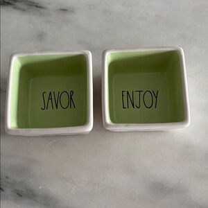 NEW Rae Dunn Savor and Enjoy Bowl Set
